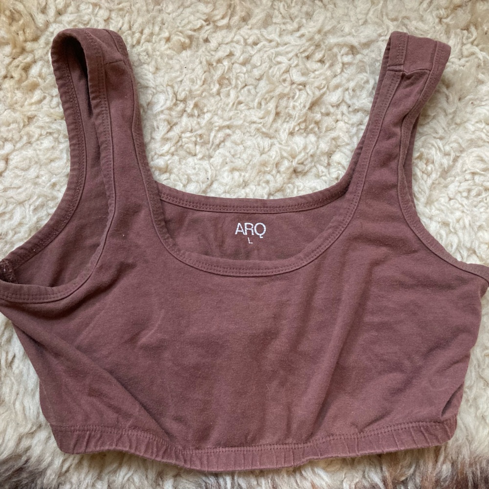 Arq brown full coverage bra large